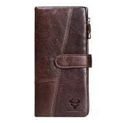 Leather Multi-function Zip Fastener Wallet