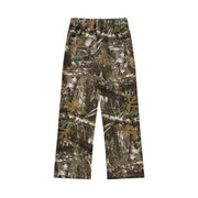 Vintage Street Alphabet Towel Embroidered Camouflage Jeans For Men And Women