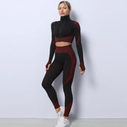 Women's Fashion Seamless Yoga Suit