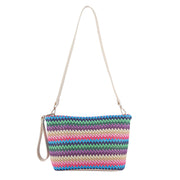 Rainbow Horizontal Striped Bucket Bag Popular This Year