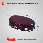 Solid Wood Ornament Base Can Be Carved With Grooves