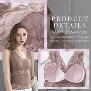 Long V Tie Lace Wrap Chest Strap Chest Pad Vest