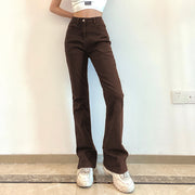 High-waisted Slim Slimming Hip Jeans