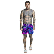 Summer Purple Landform Digital Printing Male