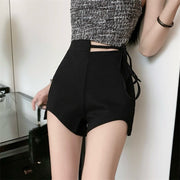 Hot Girl High Waist Strap Casual Shorts Women