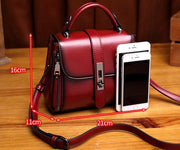 Women's Cowhide Vintage Crossbody Handbag