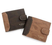 Men's Wallet Short Style With Korean Edition Hinge Gold Stamping