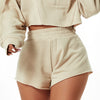 Knit Sporty Street Style Baggy Shorts