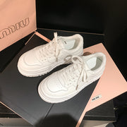 Platform Height Increasing Casual Lace Up Sports Board Shoes